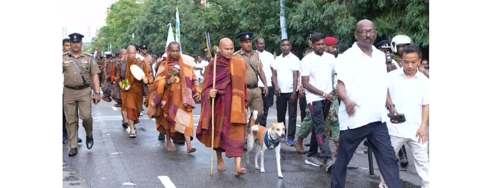 සාමයේ පා ගමන නිදහස් චතුරශ්‍රයට